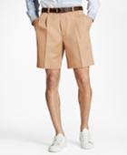 Brooks Brothers Men's Pleat Front Stretch Advantage Chino Shorts
