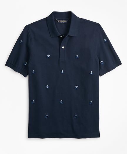 Brooks Brothers Slim Fit Embroidered Golden Fleece Polo Shirt