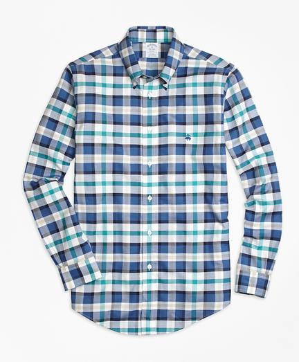 Brooks Brothers Non-iron Regent Fit Bold Plaid Sport Shirt