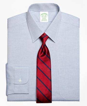 Brooks Brothers Milano Fit Forward Point Collar Dress Shirt