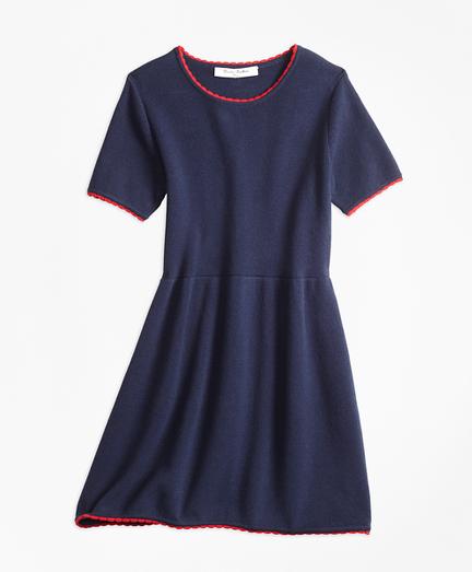 Brooks Brothers Cotton Sweater Dress