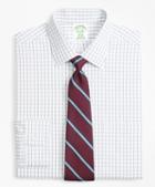 Brooks Brothers Milano Slim-fit Dress Shirt, Non-iron Overcheck Windowpane