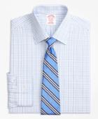 Brooks Brothers Men's Regular Fit Classic-fit Dress Shirt, Non-iron Tonal Check Windowpane