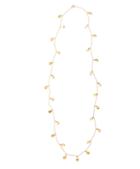 Brooks Brothers Gold Hammered Illusion Necklace
