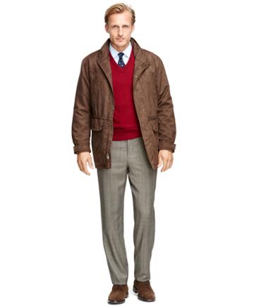 Brooks Brothers And Beretta Brown Hunting Jacket