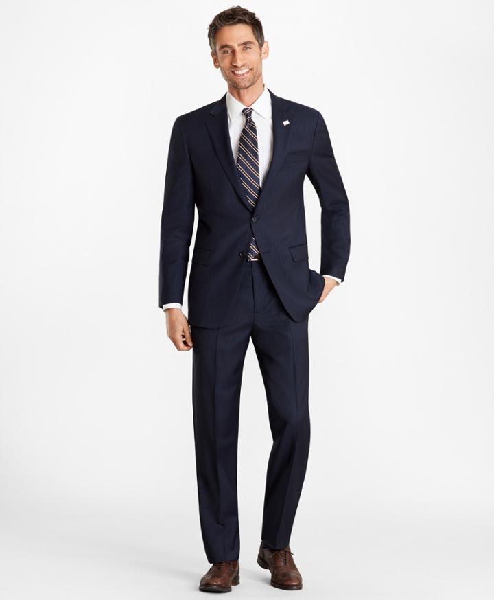Brooks Brothers Men's Madison Fit Pinstripe 1818 Suit