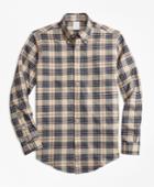 Brooks Brothers Men's Regent Fit Multi-plaid Flannel Sport Shirt