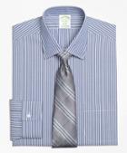 Brooks Brothers Non-iron Milano Fit Ground Stripestertch Dress Shirt