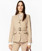 Brooks Brothers Women's Linen-blend Safari Jacket