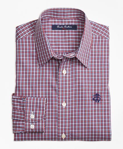 Brooks Brothers Non-iron Mini Check Sport Shirt