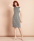 Brooks Brothers Plaid Stretch-wool Sheath Dress