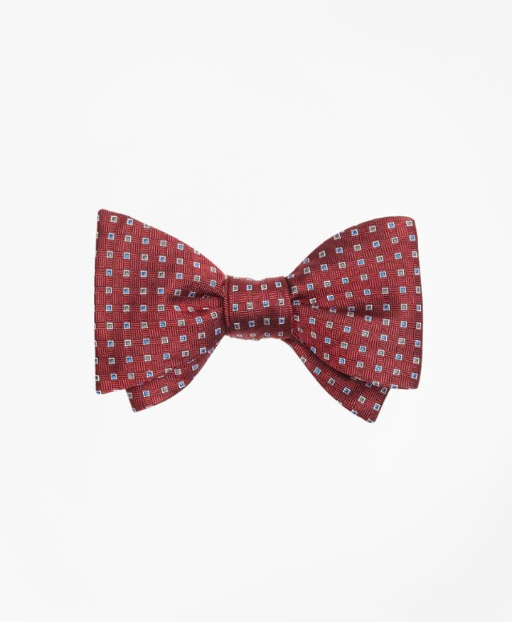 Brooks Brothers Men's Alternating Squares Bow Tie
