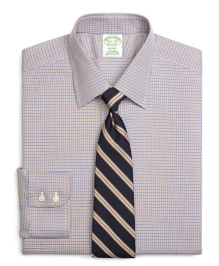 Brooks Brothers Non-iron Milano Fit Micro Tattersall Dress Shirt