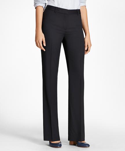 Brooks Brothers Wool Wide-leg Pants