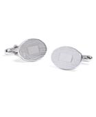 Brooks Brothers Men's Engine-turned Oval Cuff Links