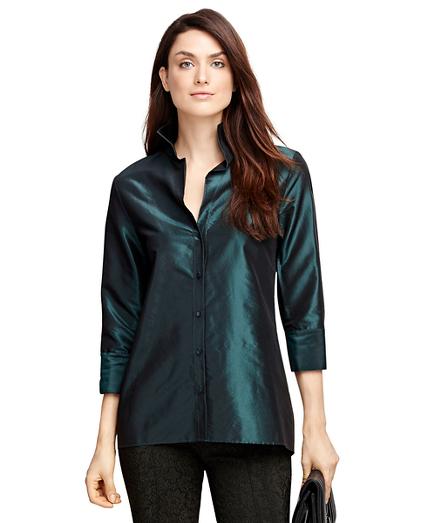 Brooks Brothers Silk Taffeta Blouse