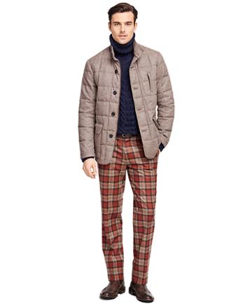 Brooks Brothers Tweed Quilted Jacket
