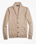 Brooks Brothers Two-ply Cashmere Shawl Collar Cardigan