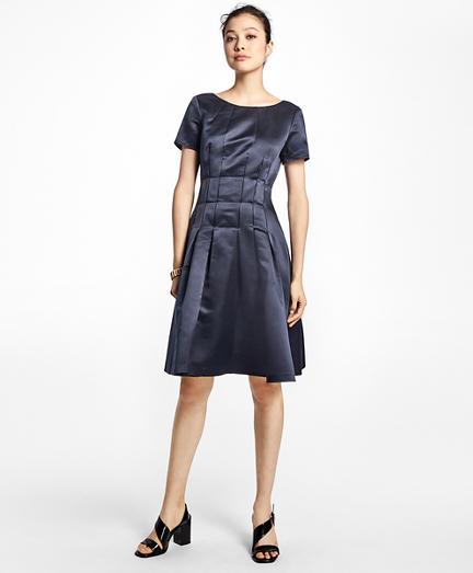 Brooks Brothers Silk Fit-and-flare Dress