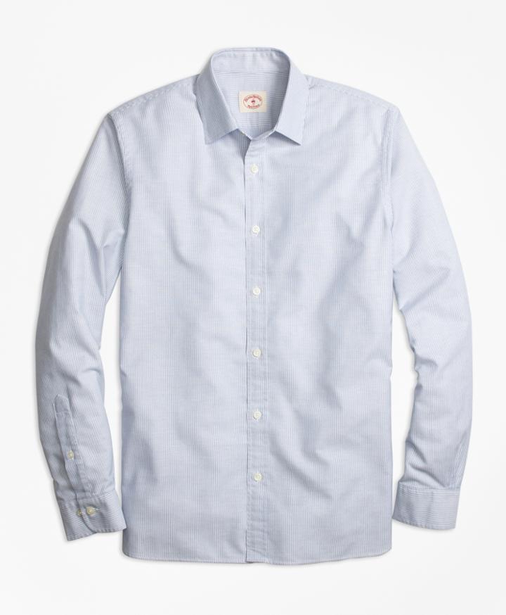 Brooks Brothers Men's Nine To Nine Music Stripe Shirt