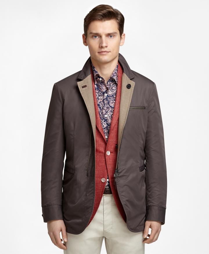 Brooks Brothers Men's Reversible Hybrid Jacket
