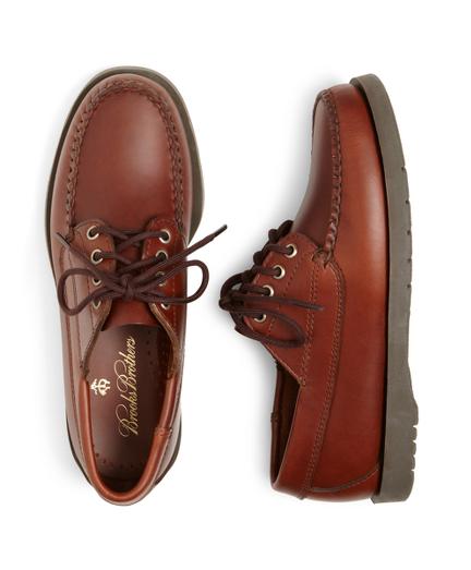 Brooks Brothers Lace-up Moccasin Shoes