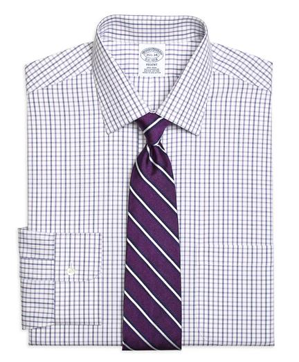 Brooks Brothers Non-iron Regent Fit Triple Twin Check Dress Shirt
