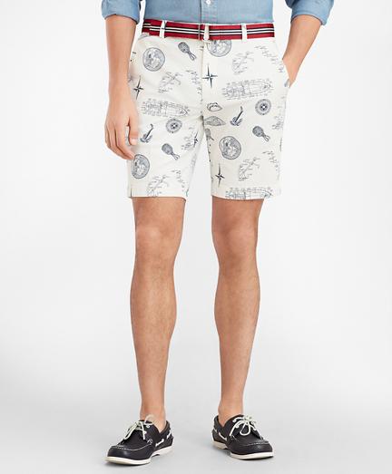 Brooks Brothers Nautical Print Shorts