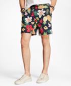 Brooks Brothers Men's Hybrid 7 Floral Swim Trunks