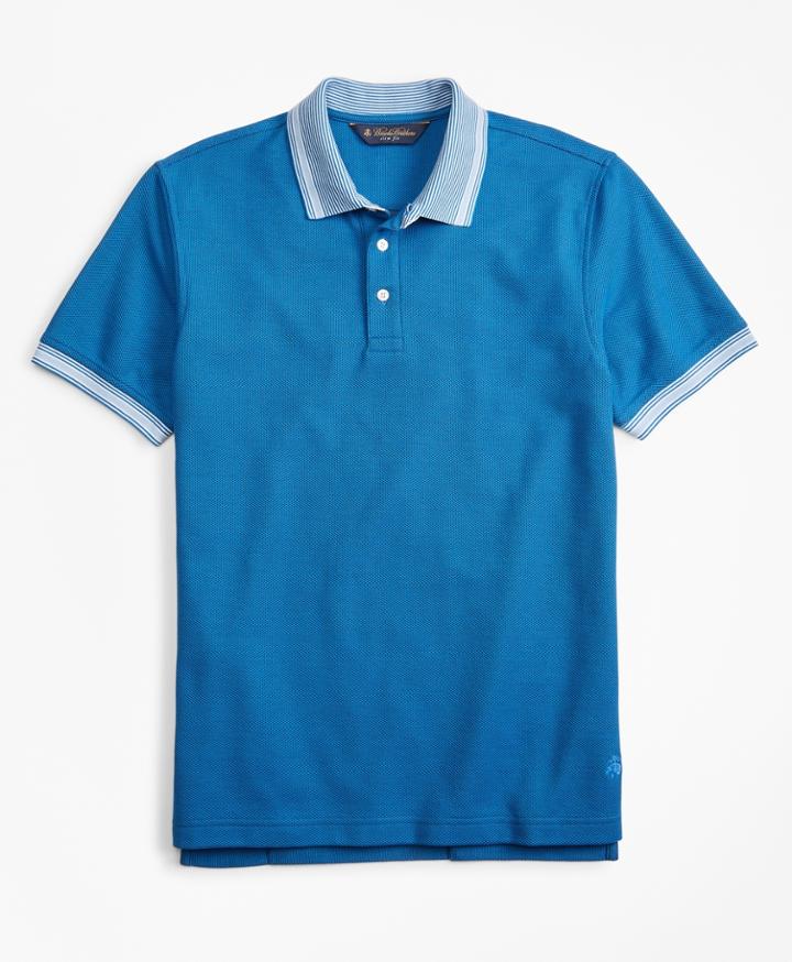 Brooks Brothers Men's Slim Fit Tipped Collar Polo Shirt