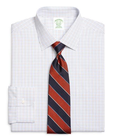 Brooks Brothers Non-iron Extra-slim Fit Triple Windowpane Dress Shirt