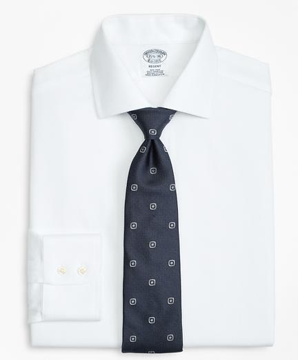 Brooks Brothers Regent Fitted Dress Shirt, Non-iron Herringbone