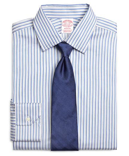 Brooks Brothers Madison Fit Heathered Twin Stripe Dress Shirt