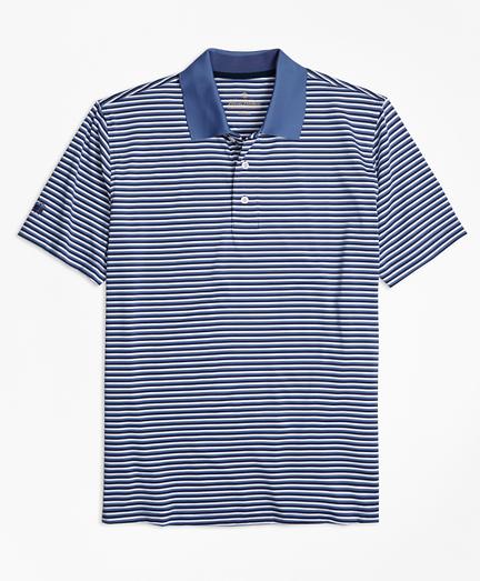 Brooks Brothers Performance Series Mini-stripe Polo Shirt