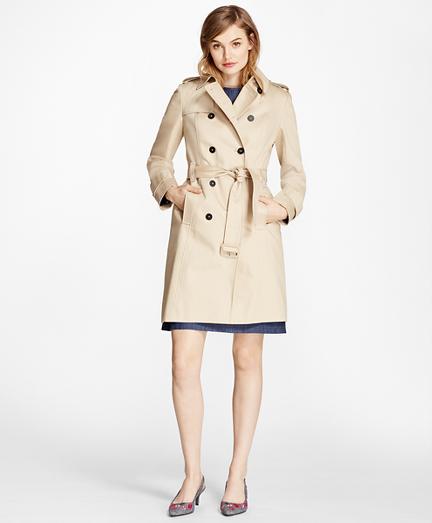 Brooks Brothers Cotton Twill Trench Coat