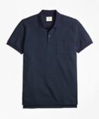 Brooks Brothers Foulard-print Cotton Pique Polo Shirt