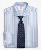 Brooks Brothers Men's Stretch Regular Fit Classic-fit Dress Shirt, Non-iron Royal Oxford Stripe