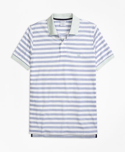 Brooks Brothers Slim Fit Oxford Stripe Polo Shirt