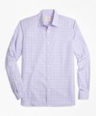 Brooks Brothers Glen Plaid Nine-to-nine Cotton Poplin Shirt