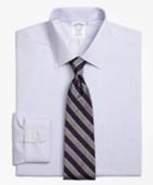 Brooks Brothers Men's Slim Fitted Dress Shirt, Non-iron Hairline Stripe