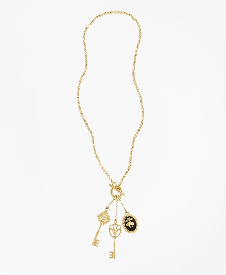 Brooks Brothers Women's Gold-plated Key Necklace