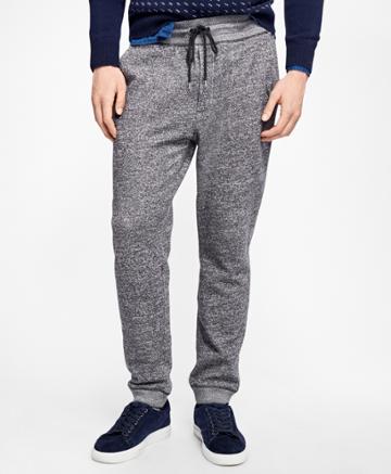 Brooks Brothers Men's Marled Terry Joggers