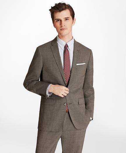 Brooks Brothers Multi-check Two-button Wool Suit Jacket