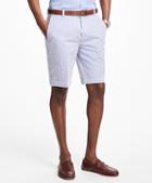 Brooks Brothers Classic Stripe Seersucker Bermuda Shorts