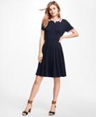Brooks Brothers Women's Pleated Polo Dress