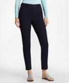 Brooks Brothers Women's Stretch-cotton Jacquard Ankle Pants