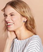 Brooks Brothers Women's Enamel Stud Earrings - Set Of Three