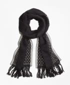 Brooks Brothers Women's Burnout Scarf