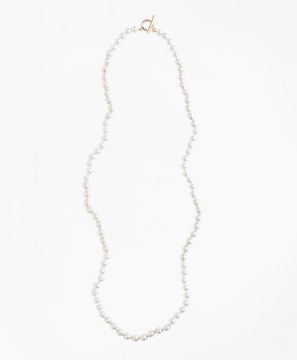 Brooks Brothers 36 Pearl Strand Necklace