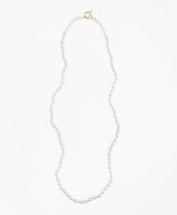 Brooks Brothers 36 Pearl Strand Necklace